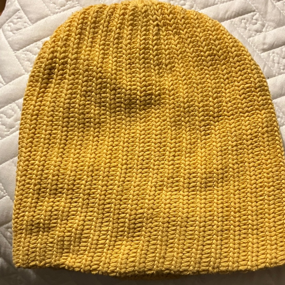 Love Your Melon Mustard Knit Beanie - Picture 3 of 3